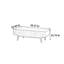 Table basse moderne avec rangement en noyer noir-107735446