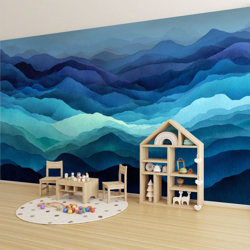 Adhésif mural amovible auto-adhésif et amovible, 68.88" L x 96" W