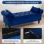 133cm Wide Velvet Standard Ottoman-457455990