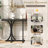 Console Table, Farmhouse Entryway Table With Slender Curved Legs-347805364