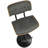 Betuel Swivel Upholstered Adjustable Height Counter Stool with Metal Frame-81514714