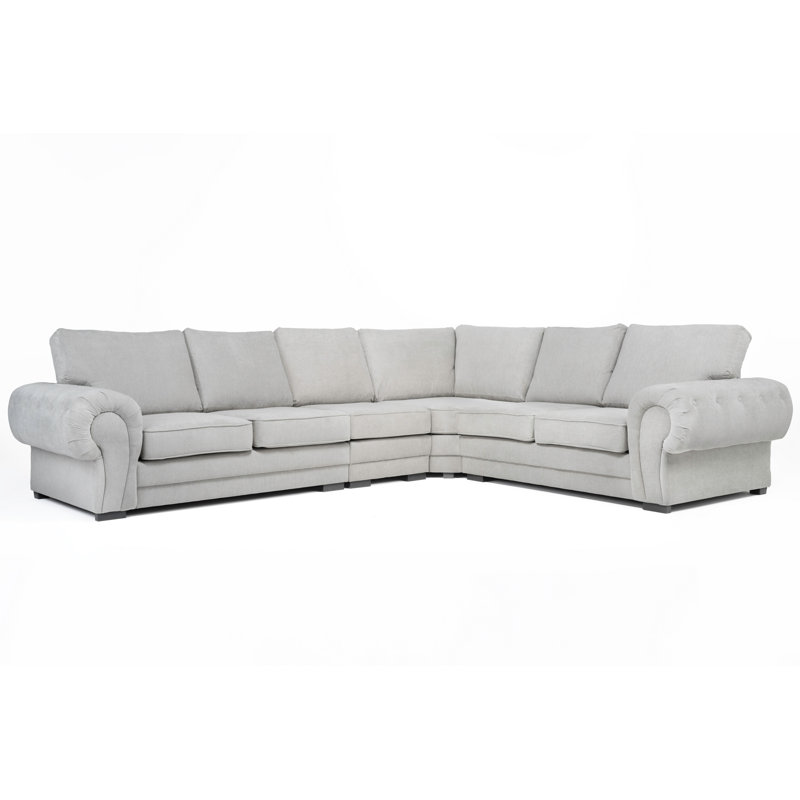 Chanz 6 Seater Corner Sofa , Right Hand Facing