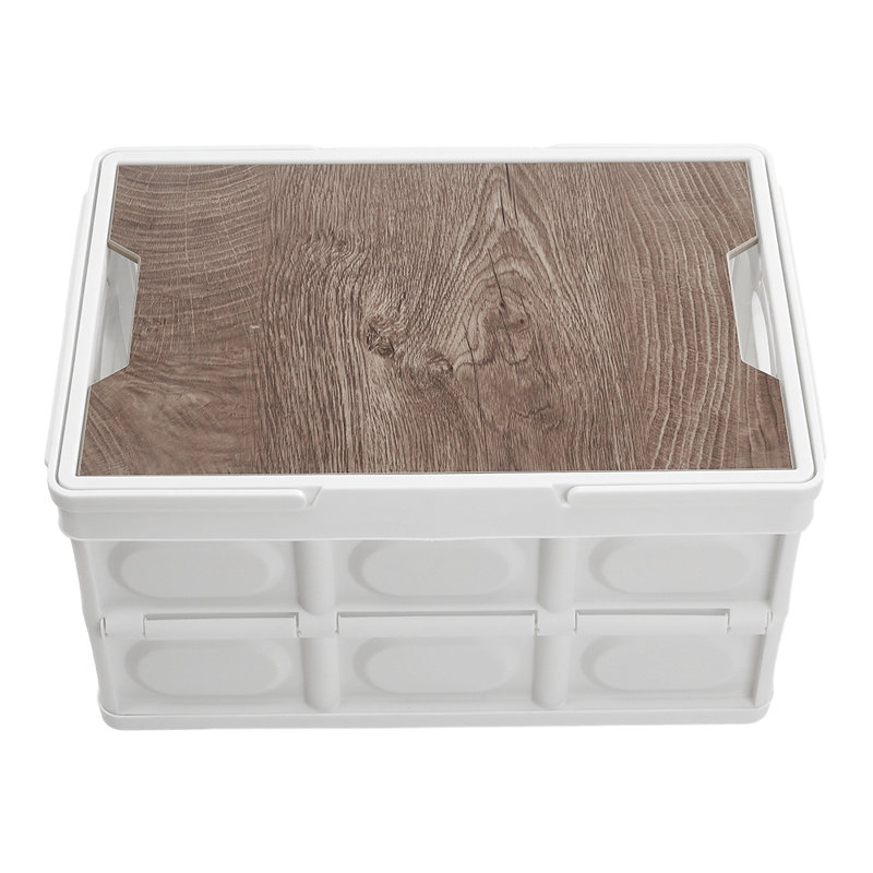 Rebrilliant PP, Wooden Board Storage Tub & Tote