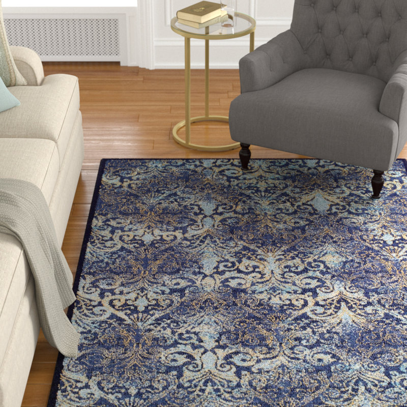 Adrian Ikat Indoor Rug, Rectangle 5'3" x 7'6"