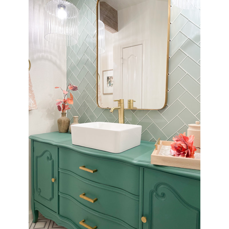 Highland Accent Mirror, Gold