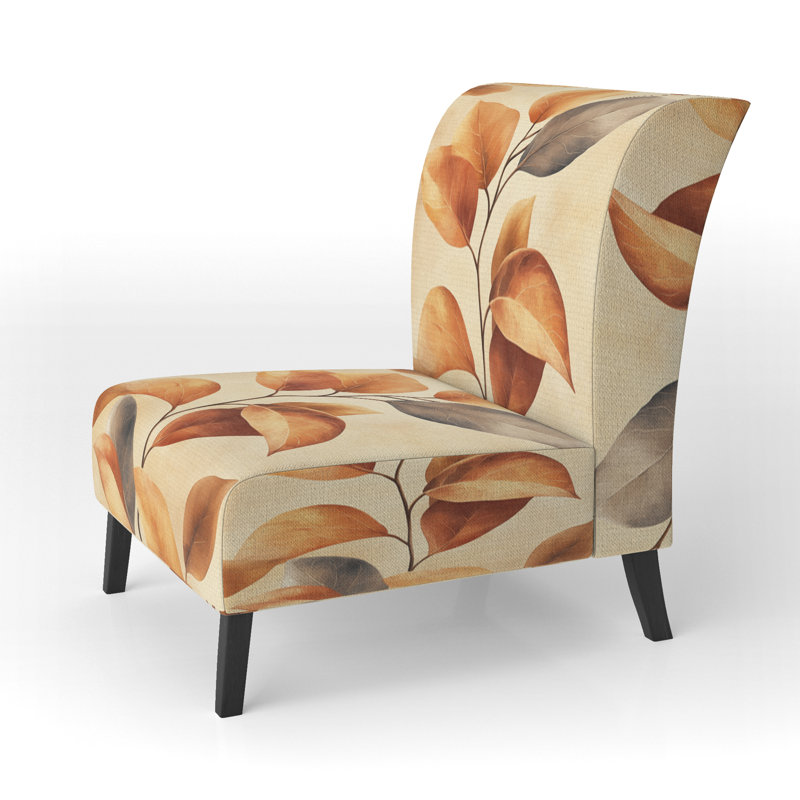 Fauteuil de chambre Leaves - Fauteuil de chambre Ficus IV, Slipper Armless