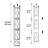 Dworman 10cm W Metal Lattice Panel