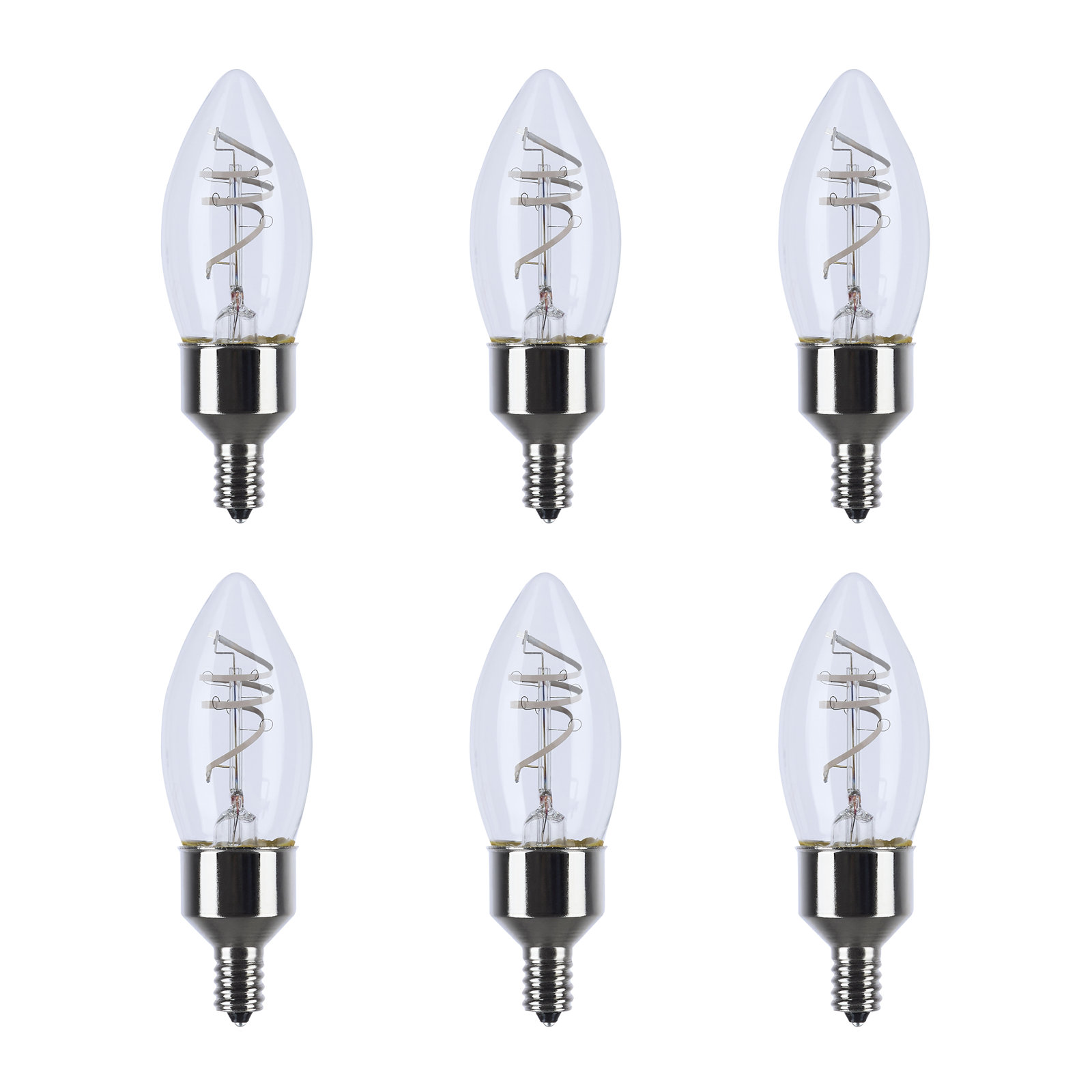 4W B11 LED Clear Candelabra Bulb
