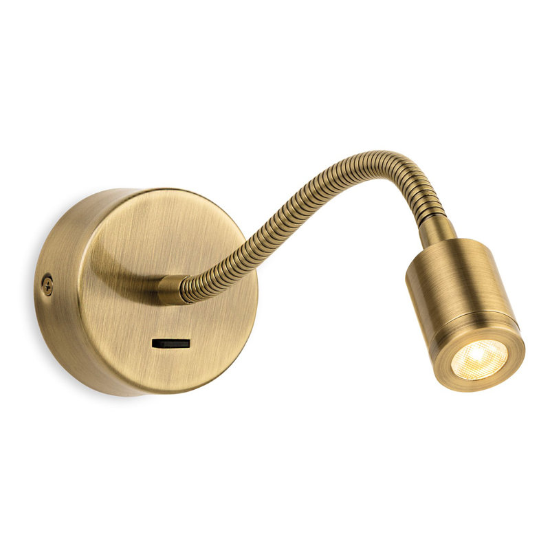LED Spotlight, Antique Brass