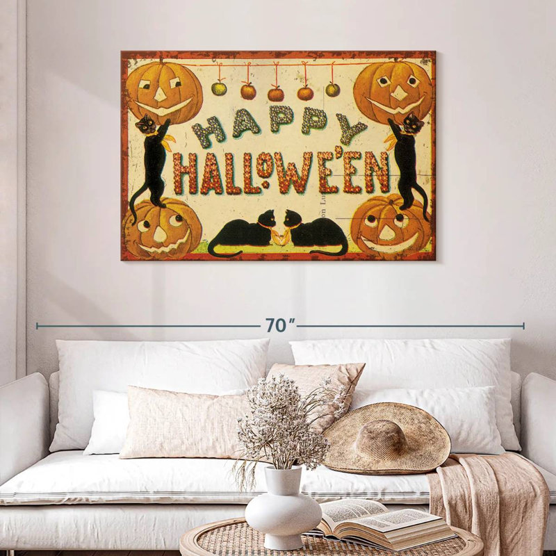 Lelend Halloween, nostalgie, joyeux Halloween, H 30 po x l 45 po