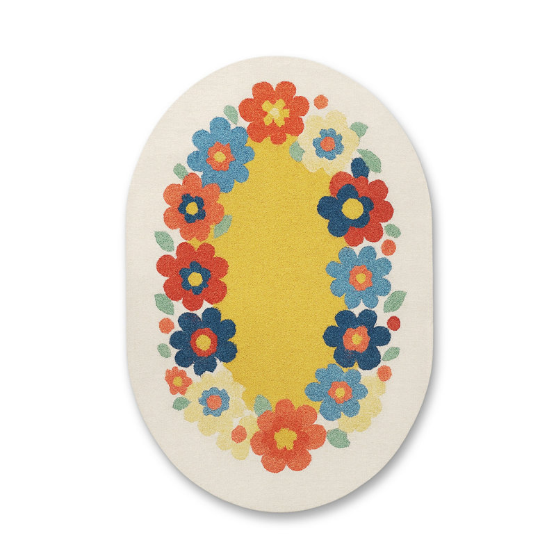 Tapis tissé crème Mosso, 3 pi 3 po x 4 pi 11 po
