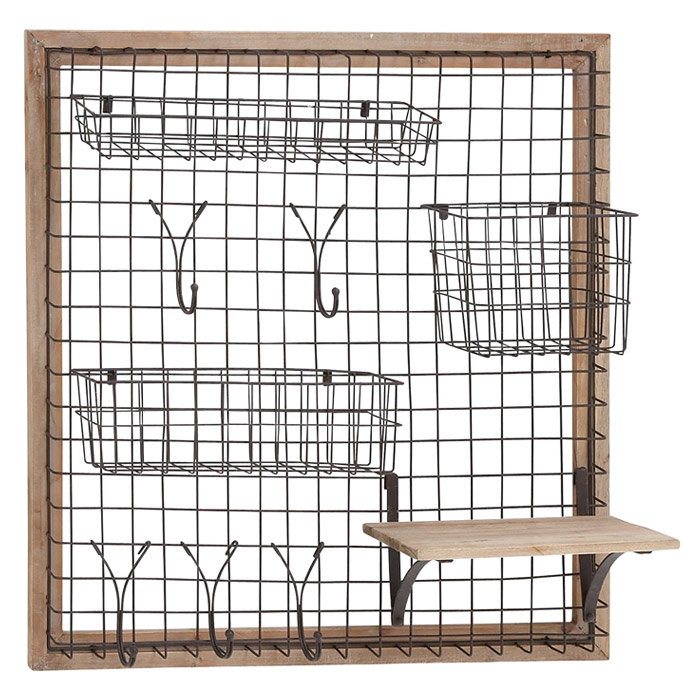 8 - Hook Wall Mounted Coat Rack