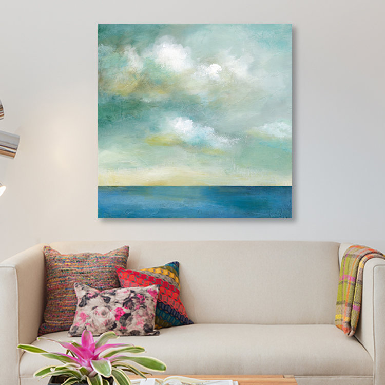 «Cloudscape I», reproduction sur toile, H 37 po x l 37 po x P 1,5 po, Toile tendue, Pas de tapis