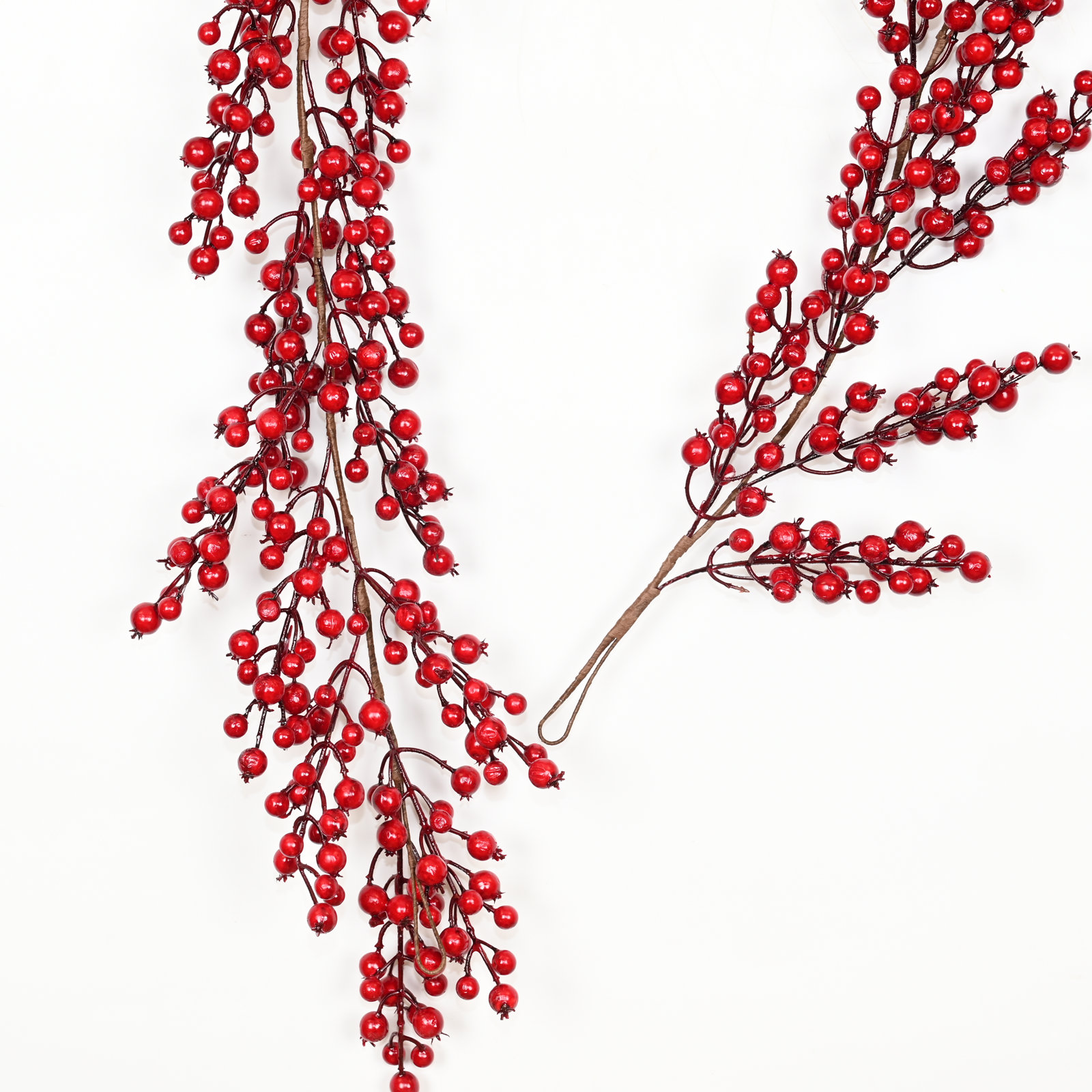 4" Berry Christmas Garland