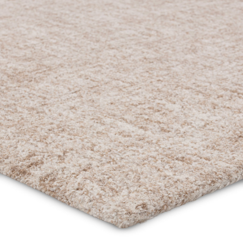 Area Rug in Tan/Cream, Rectangle 2' x 3'