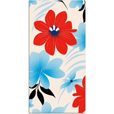 Serviette de plage surdimensionnée à imprimé floral 60 x 80 pouces Serviette absorbante à séchage rapide polyvalente à motif floral pour camping en plein air avec piscine pour adultes, de plus, vous recevrez un sac fourre-tout en toile de style plage
