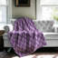 Mauve, bleu, orange, splendeur, couverture Sherpa de qualité supérieure 1 pièce-100514372