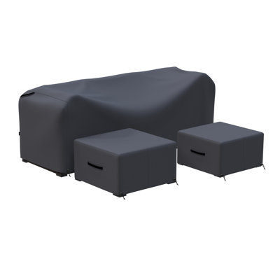 Dossena Outdoor Conversation Set Group Seating Patio Furniture Covers by Latitude Run