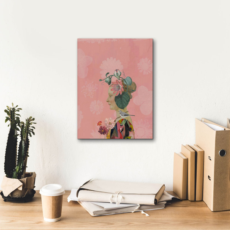 «Beautiful Friend» par Elena Ray, art mural sur toile, H 16 po x l 12 po x P 0,75 po