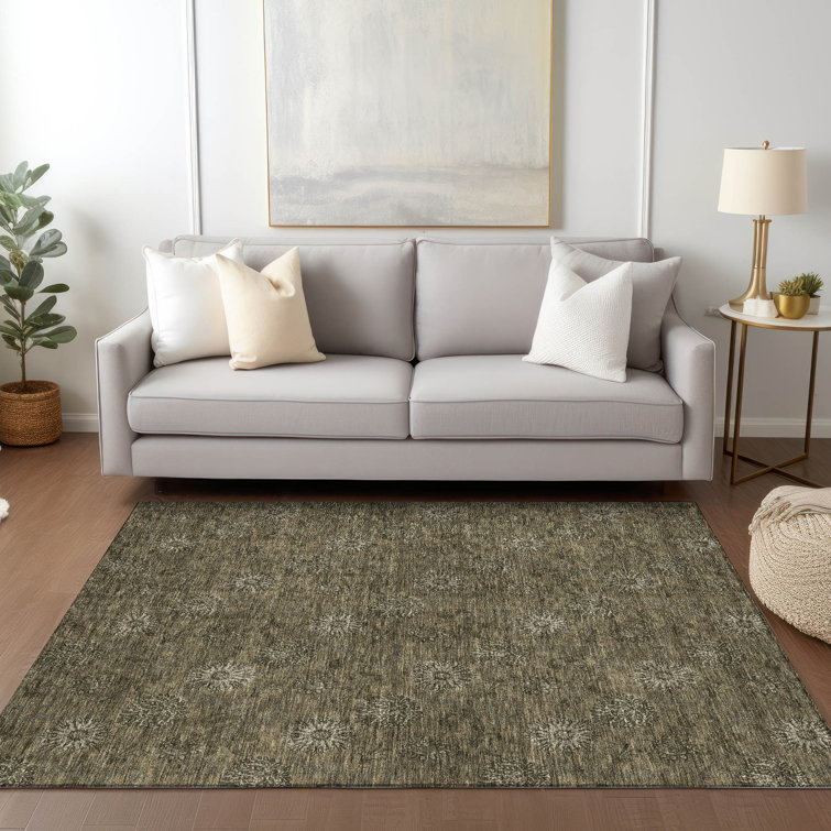 Malchow Washable Floral Indoor / Outdoor Rug