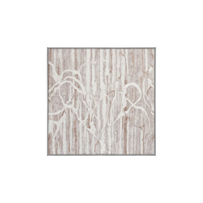 Machine Washable Gray Area Rug