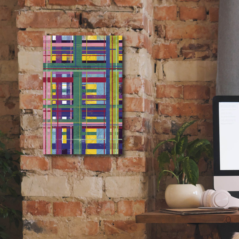  «Scaffold In Color 1» par Laura Gibson, art mural sur toile, 12 po x 18 po