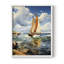 NAUTICAL Series CCCCXVII - Impression encadrée de qualité supérieure - Prêt à être accroché - Aucun clou requis-2129612268-2129612265