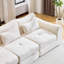 Canapé d'angle modulaire Cloud, lit pliant convertible 3 places, garni de coussins moelleux et d'un dossier capitonné, idéal pour le salon, la chambre et l'espace de divertissement. Revêtement en chenille, haute qualité.