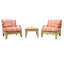 Atnas Outdoor 3 - Piece Conversation Set