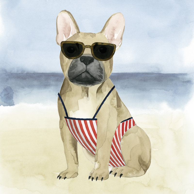 Hot Dog I by Grace Popp - Wrapped Canvas Painting, 30cm H x 30cm W x 3.8cm D