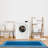 Qulin Blue Non-Slip Area Rug-1108913927