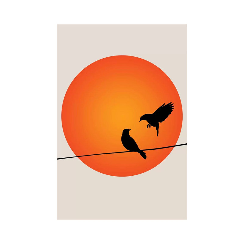 Good Morning Sunshine 1 Piece Wrapped Canvas Painting, 30.48 cm H x 45.72 cm W