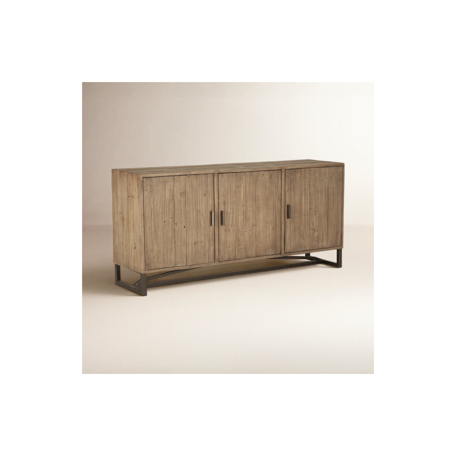 Lopez 68" Wide Pine Wood Sideboard, Sierra