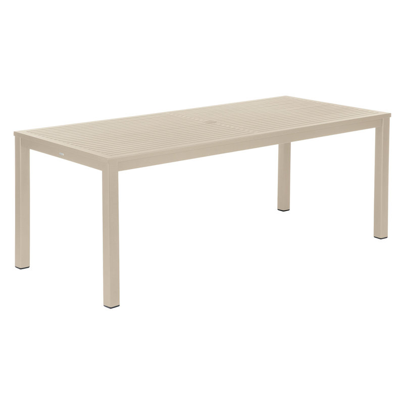 Aura Dining Table, Champagne, 29" H x 79" W x 35" D