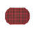 Lenia Cotton Plaid Oval Placemat