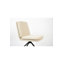 Chaise d'appoint rembourrée blanche Tyler