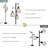65'' Black Tree Floor Lamp