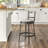 Lanesborough Swivel Counter Stool with Metal Frame-1245927820