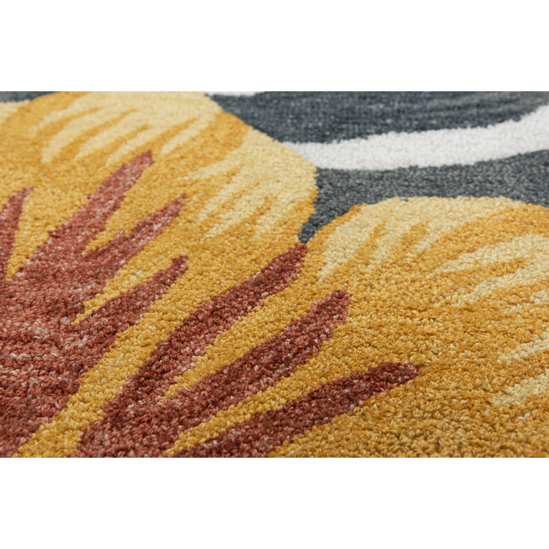 Aurica Floral Indoor Rug, Rectangle 5' x 7'6"