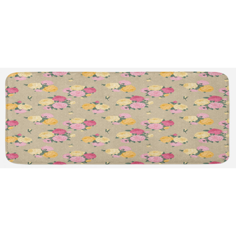 Tapis de cuisine Rose