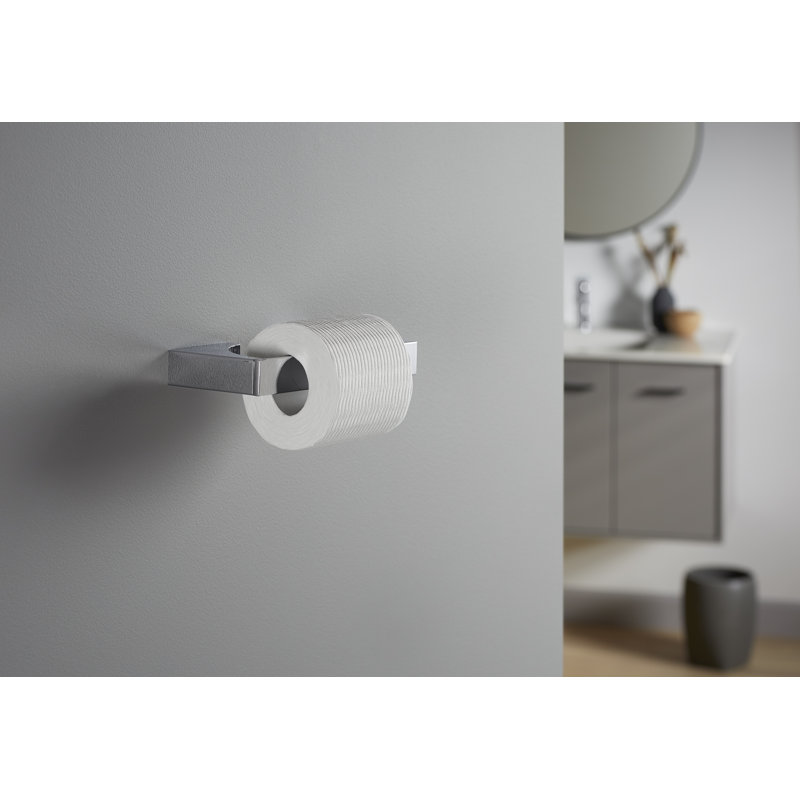 Porte-papier hygiénique minimal, Chrome poli