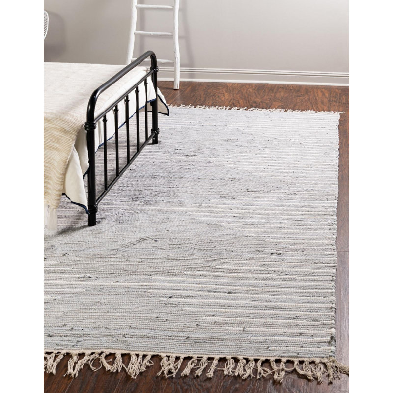 Tapis tressé Coreatha couleur pierre