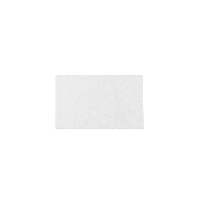 Plume Feather Touch Luxe Reversible Bath Rug 24"x40" - White