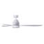 Ventilateur de plafond intelligent WiFi de 56 po pour intérieur/extérieur, avec éclairage DEL et télécommande, résistant à l'humidité, blanc-67499103