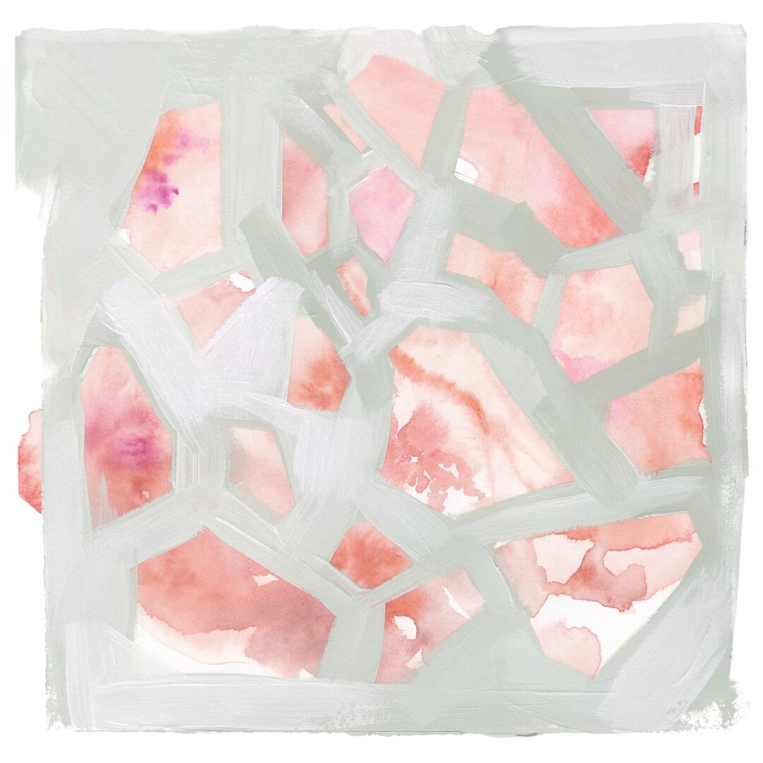 Leinwandbild Pink Salt Shards II von Jennifer Paxton Parker