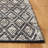 Natura Hand Woven Wool/Cotton Geometric Rug in Black/Ivory-565213072