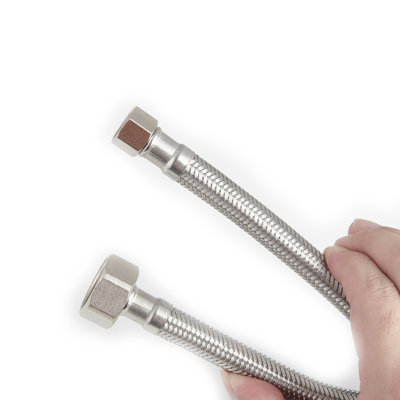 3/8 In. Fip X 7/8 In. Fip X 16in. Stainless Steel Water Supply Line Toilet Hose
