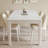 Simple modern rectangle dining table set-106805637