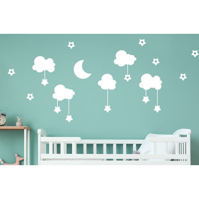 White Sky Baby Sleep Kids Wall Sticker