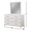 Commode double 6 tiroirs avec miroir Marino